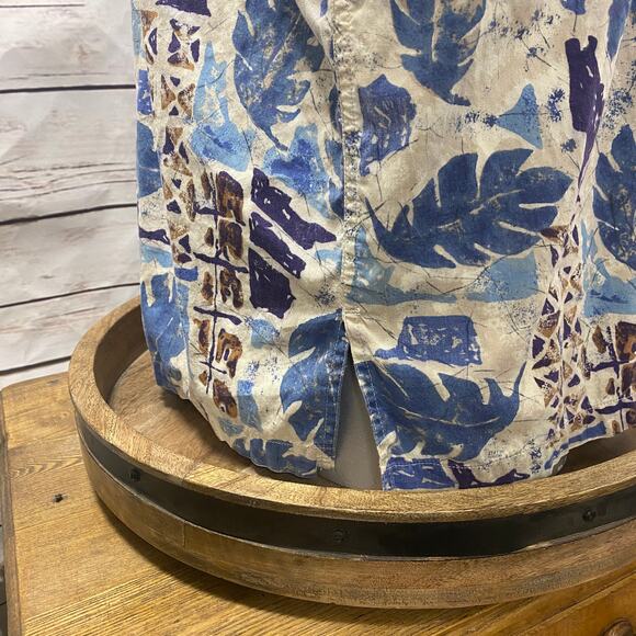 Weekender Traveler Tropical Hawaiian Aloha Camp Shirt Pocket Short Sleeve L - Picture 3 of 6